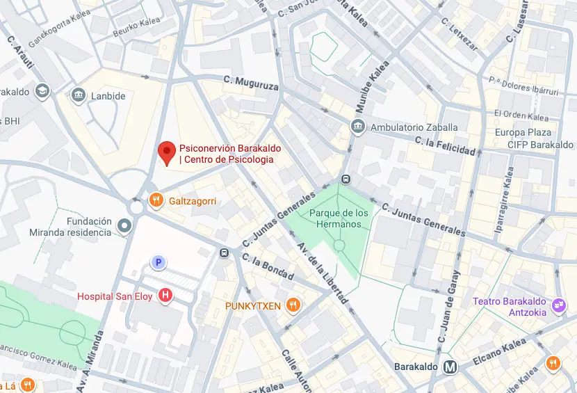 google maps psiconervion barakaldo bagatza av a miranda 3